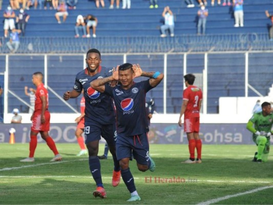 ¡Goleada! Motagua venció 5-1 a la Real Sociedad en el Nacional