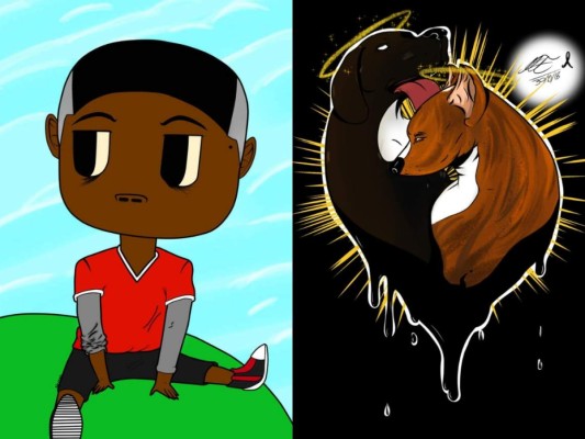 Isaac Figueroa, el hondureño que quiere destacar en las artes, dibujos y animaciones&nbsp;&nbsp;