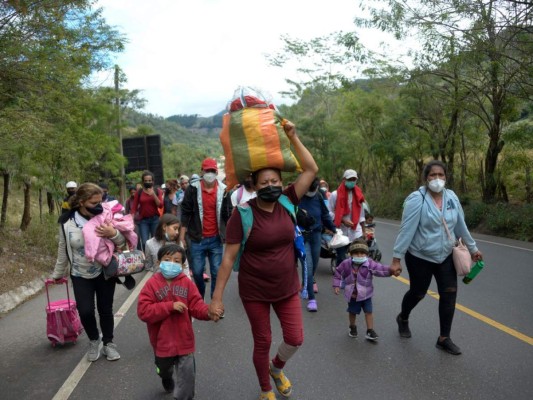 Las 20 fotos más impactantes de la caravana migrante