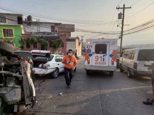 Destrucción y caos: fotos de la aparatosa colisión en la Cerro Grande
