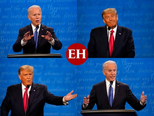 FOTOS: Las mentiras y verdades que se dijeron Trump y Biden en el debate