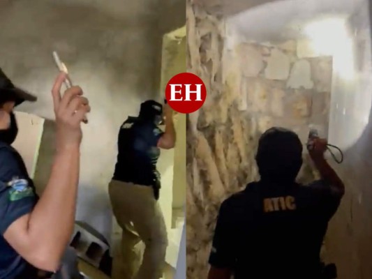 Descubren túneles en una lujosa vivienda asegurada a Santos Orellana
