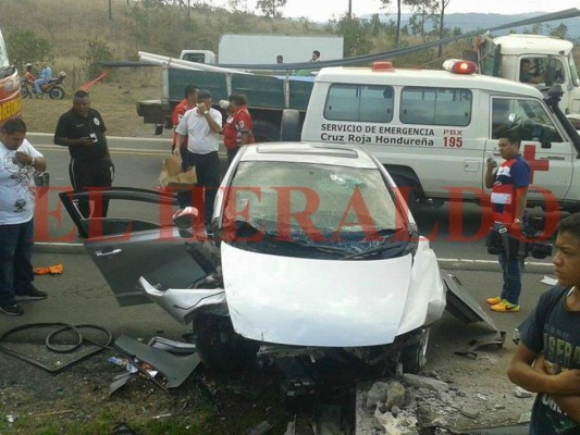 Al menos cuatro heridos deja nuevo accidente en Amarateca&nbsp;&nbsp;