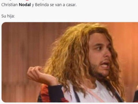 Los memes que desató el compromiso de Christian Nodal y Belinda