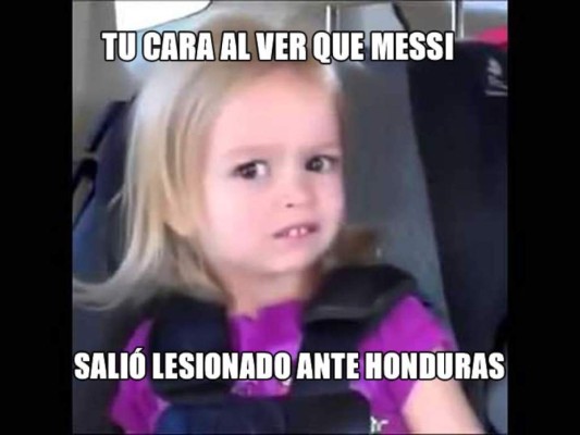 Los divertidos memes del partido entre Honduras y Argentina