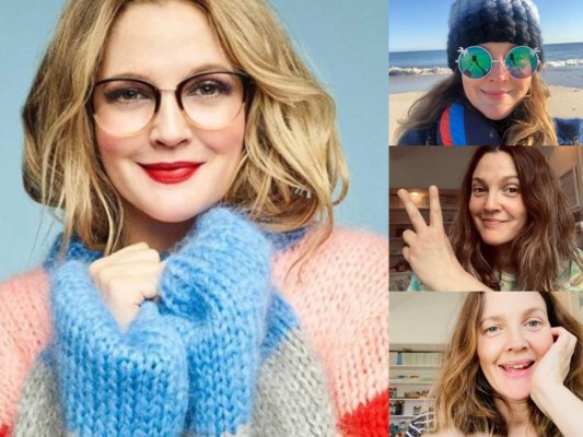 Drew Barrymore, la pelirroja 'Ángel de Charlie', con su cara lavada