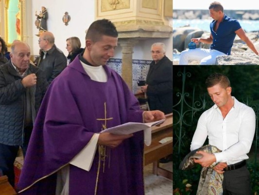 Ricardo Esteves es un sacerdote portugués bautizado como 'el cura más sexy', ya que además de ser religioso destaca como modelo. Fotos: Facebook.
