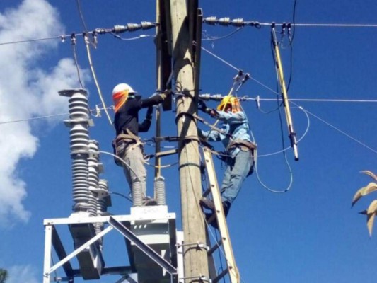 Zonas de Honduras donde este jueves 25 de enero interrumpirán la energía eléctrica