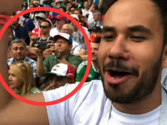 Youtuber Werevertumorro capta a diputado salvadoreño, que había pedido permiso, disfrutando un partido en Rusia&nbsp;&nbsp;