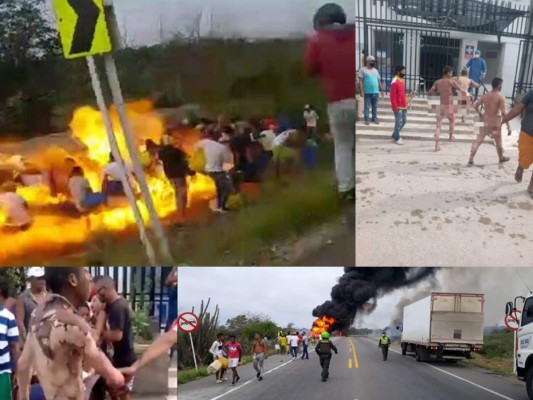 Las imágenes más impactantes de la explosión de camión cisterna en Colombia