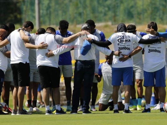 En imágenes: Así fue el primer entrenamiento de Honduras al mando del 'Bolillo' Gómez