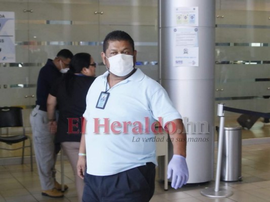 FOTOS: Tensión en Toncontín por caso sospechoso de coronavirus