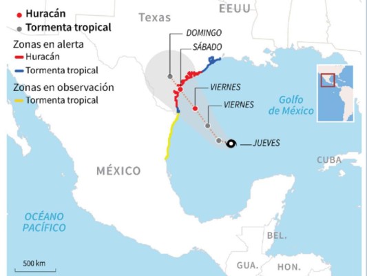 Harvey se transforma en huracán y se dirige a Texas