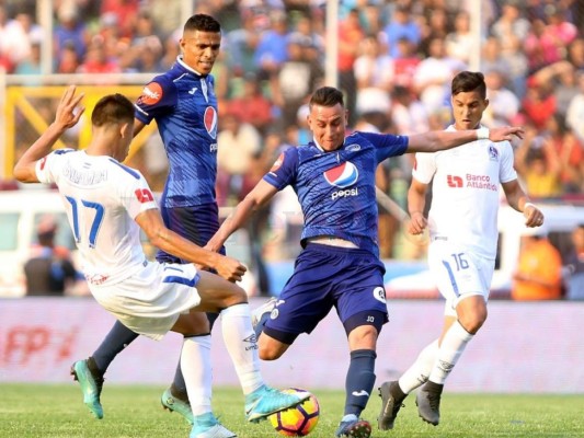 Final de ida del fútbol de Honduras: Motagua venció a Olimpia por primera vez en 2018