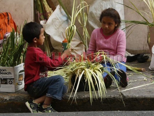 Foto: Los niños de las palmas, protagonistas más jóvenes del Domingo de Ramos