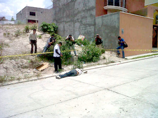 Acribillan a jardinero al sur de capital hondureña