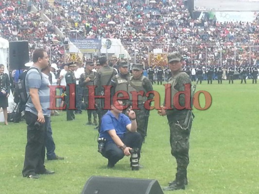 La inusual aparición del hijo de Juan Orlando Hernández en los desfiles patrios