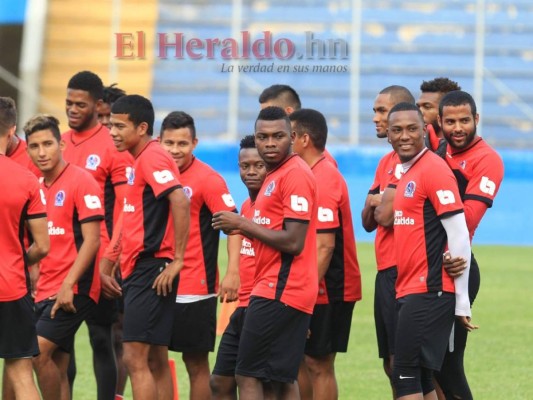 Así entrenó Olimpia a dos días del clásico ante Motagua