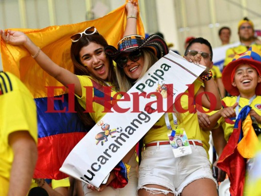 Así es el impresionante ambiente que se vive en El Mordovia Arena para el Colombia vs Japón