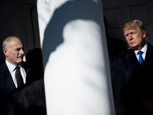 Trump dice que secretario general de la Casa Blanca, John Kelly, deja su cargo a fin de año&nbsp;&nbsp;