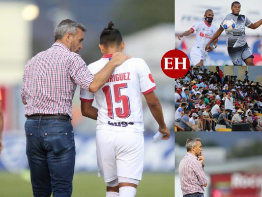 Festejo, consejos a los jugadores y presión por el debut: lo que no se vio en TV del triunfo de Olimpia en Danlí