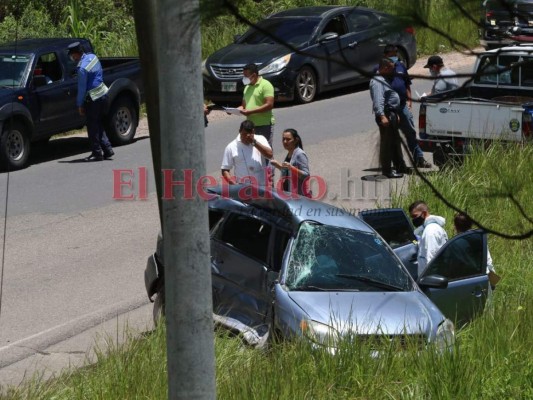 Dramáticas fotos del fatal accidente que dejó dos muertos en salida a Danlí