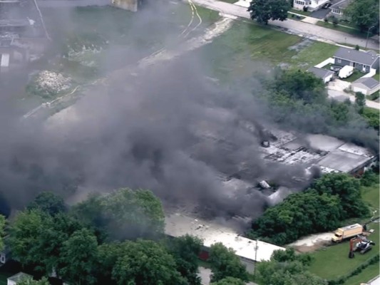Ordenan evacuaciones de emergencia por incendio en Morris, Chicago&nbsp;&nbsp;