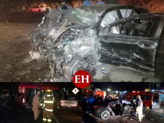Destrucción, escombros y luto: imágenes del trágico accidente en Choloma