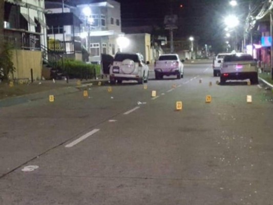 Dos heridos deja tiroteo afuera de una discoteca en San Pedro Sula