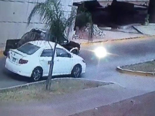 La secuencia de fotos de falsos albañiles que asaltan en Tegucigalpa