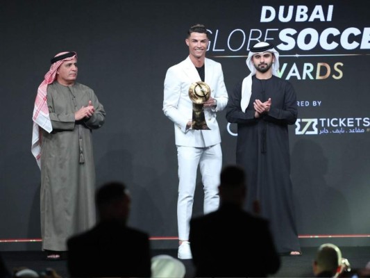 Globe Soccer: Cristiano Ronaldo recibe premio a mejor jugador por sexto año