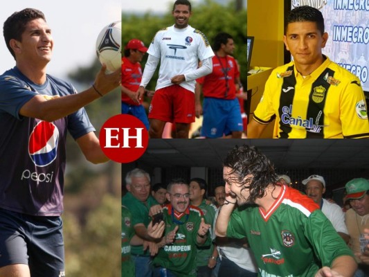 Ellos son los jugadores que presumen haber vestido la camisa de los cuatro grandes del fútbol hondureño