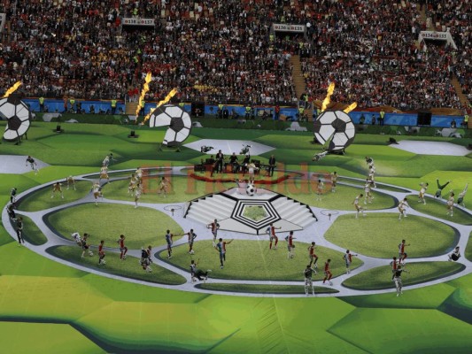 Las espectaculares imágenes del estadio Luzhniki que dejó la inauguración del Mundial de Rusia 2018