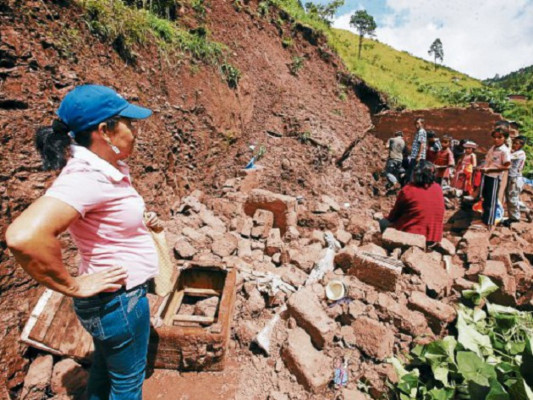 Los desastres dejados por las lluvias en Tegucigalpa y Comayagüela