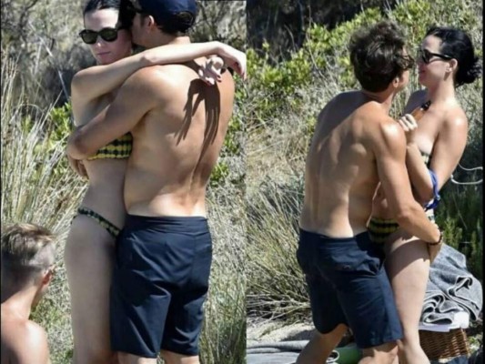 Orlando Bloom es captado desnudo junto a su novia Katy Perry