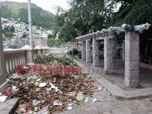 La basura y la inseguridad campean en parques del Distrito Central