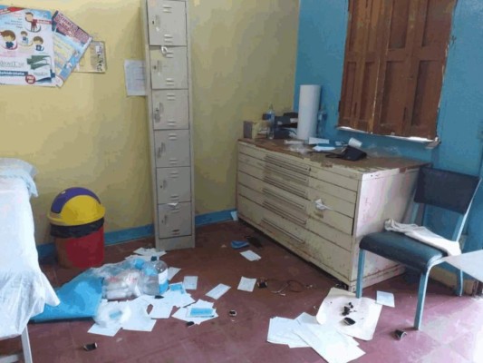 Por ahora no se reportan personas capturadas por el robo en los dos centros de salud de la ciudad de Comayagua.