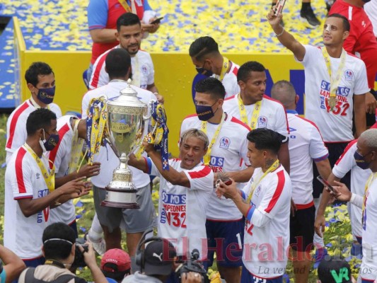 Así celebró Olimpia su 32 copa como campeón del fútbol hondureño