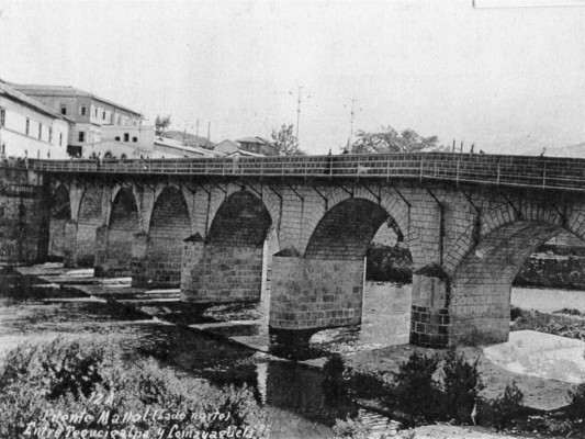 Puente Mallol, el más antiguo de Tegucigalpa y Comayagüela, acumula 200 años de historia