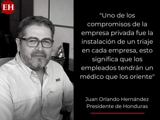 'Estamos haciendo cosas buenas por Honduras': las frases de JOH sobre reapertura