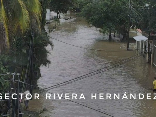 Tormenta Tropical Iota inunda nuevamente el Valle de Sula (Fotos)