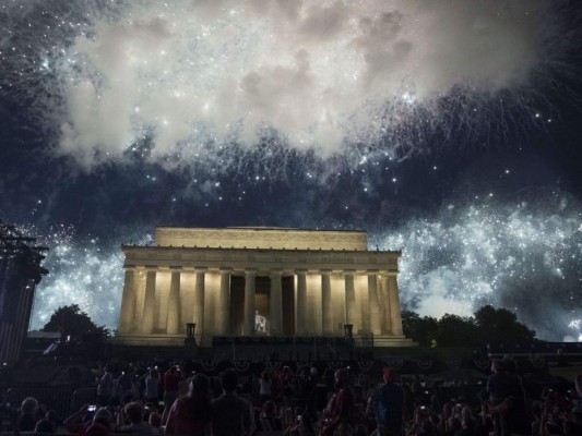 Las espectaculares fotos de la celebración de la independencia de Estados Unidos