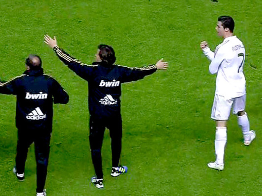 La mala seña con la que Cristiano Ronaldo celebró la Liga 32 del Real Madrid