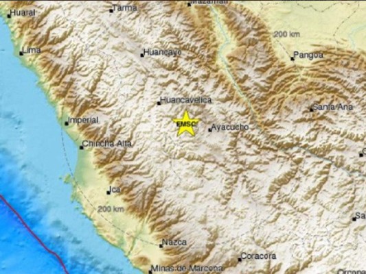 Sismo de 5,2 grados remece los Andes de Perú