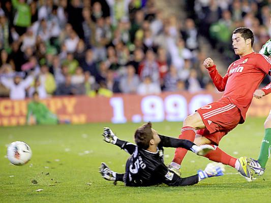 Cristiano Ronaldo fulminó al Betis