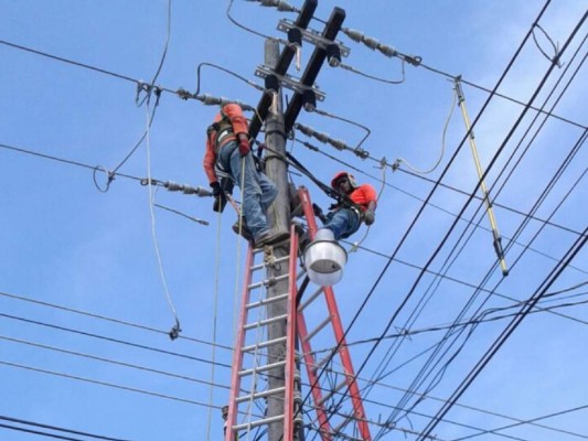 Listado de sectores sin energía eléctrica este viernes en Honduras