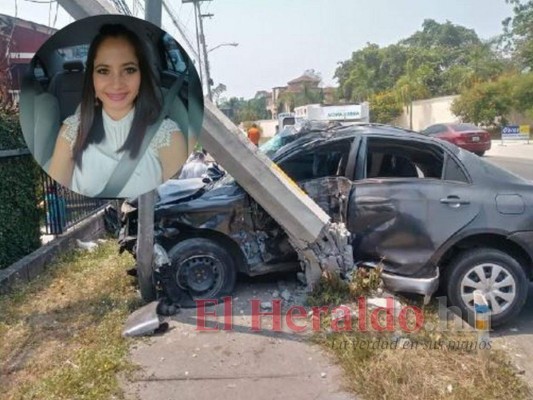 Muere psicóloga tras aparatoso accidente en San Pedro Sula&nbsp;&nbsp;