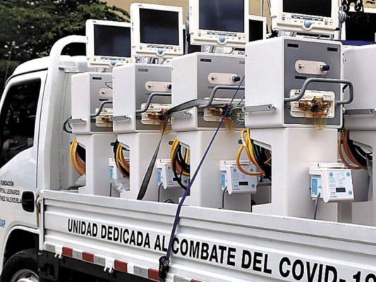 Salud dice que ventiladores están llegando a hospitales