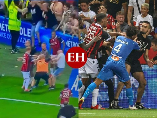 Asistente de Jorge Sampaoli agrede a aficionado durante batalla campal