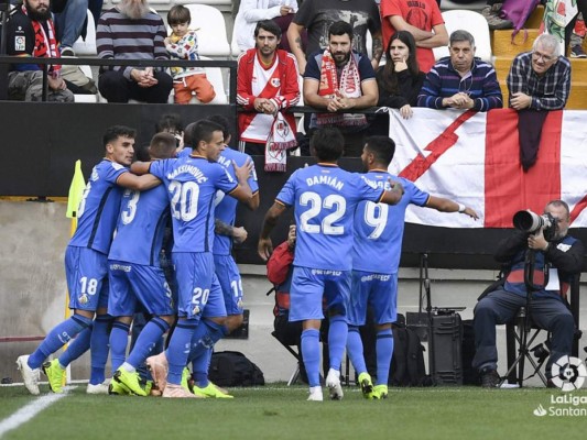 Getafe gana 2-1 al Rayo Vallecano para alejarse del descenso